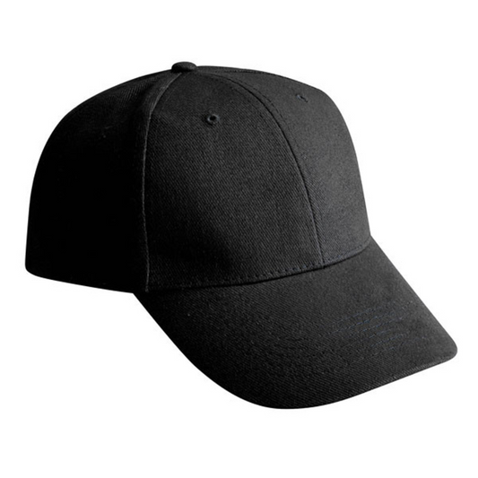 Unisex Plain 6-Panel Cap – Adjustable Fit